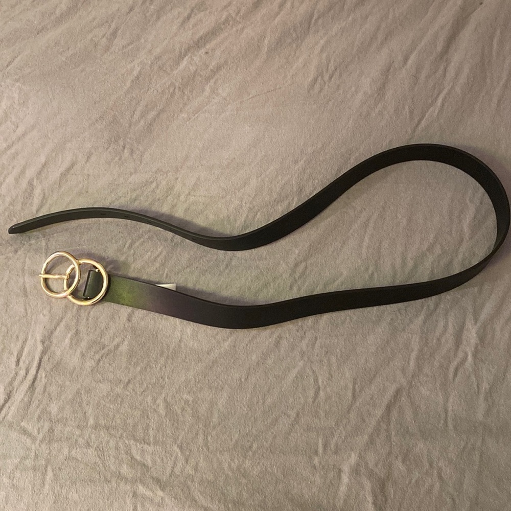 Black belt with gold